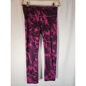 LULULEMON Wunder Under Crop III Breezie Regal Plum Athleisure Yoga Womens 4